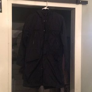 Men’s long gap rain coat